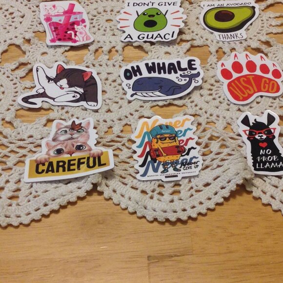 Stickers with attitude, bundle of 12 cellphone stickers - Picture 3 of 6